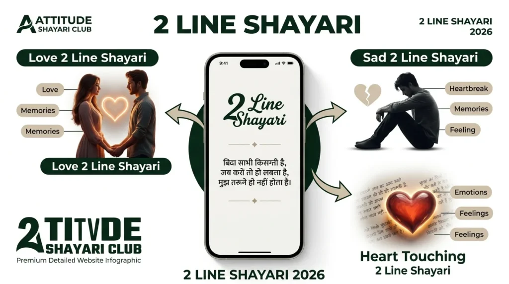Attitude 2 Line Shayari