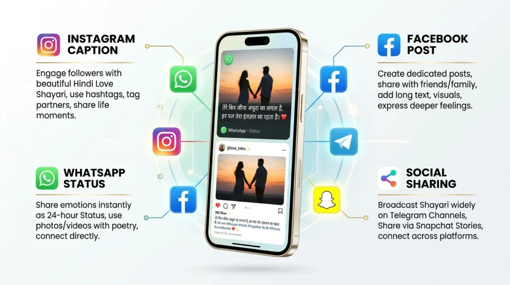 Love Shayari for WhatsApp Status and Instagram Captions